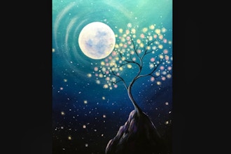 Paint Nite: Magic Moon Blossoms (Ages 18+)